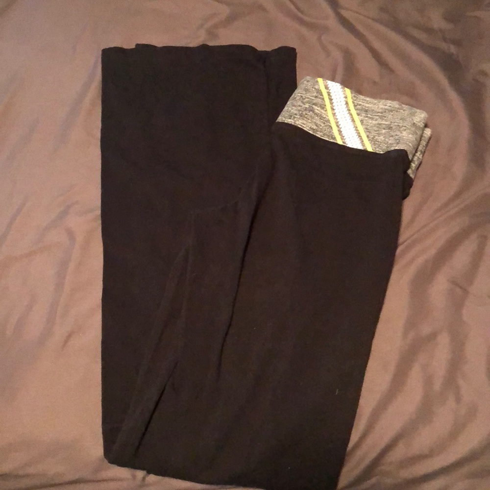 Pink boot cut leggings